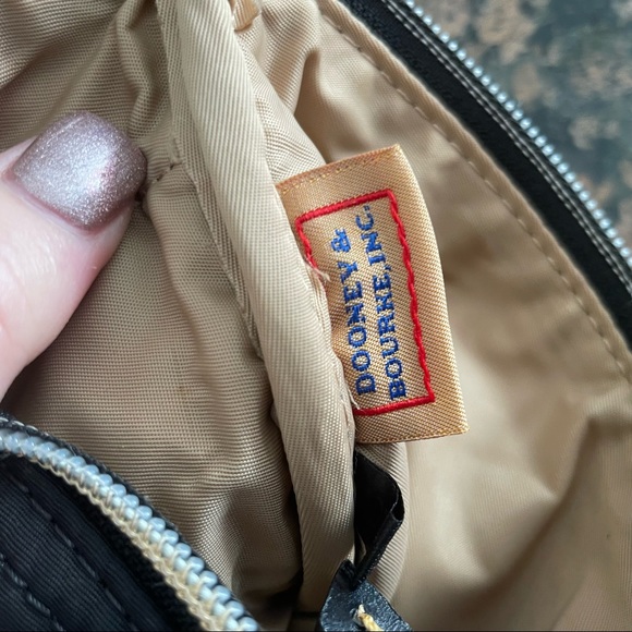 SOLD!!! Dooney and Bourke Black Microfiber Crossbody - Picture 6 of 8